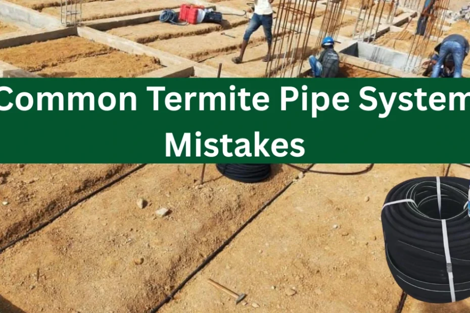 Common Termite Pipe System Mistakes