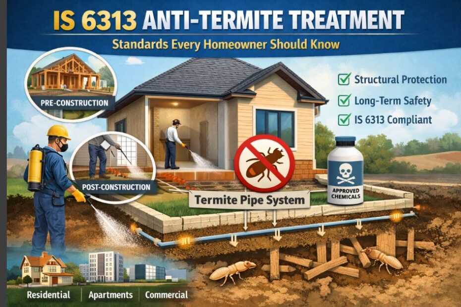 IS 6313 Anti-Termite Treatment Standards Every Homeowner Should Know is a critical